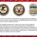 U.S. Govt. launches massive operation to seize internet websites that are allegedly violating IPR laws
