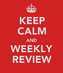 weekly review keep calm
