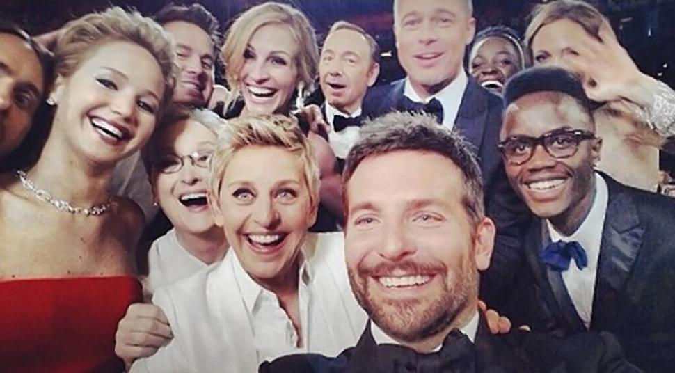Ellen Degeneres' famous Oscar selfie