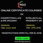 SpicyIP Tidbit: FICCI’s Online Certificate Courses on IPR- Announcement for Registration