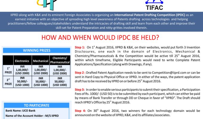 Details of the International Patent Drafting Competition from the official website