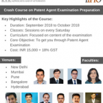 IIPRD and K&K Offer Crash Course for Patent Agent Examination 2018
