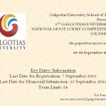 SpicyIP Events: First Galgotias University National Moot Court Competition [Sept. 28-29, Noida]
