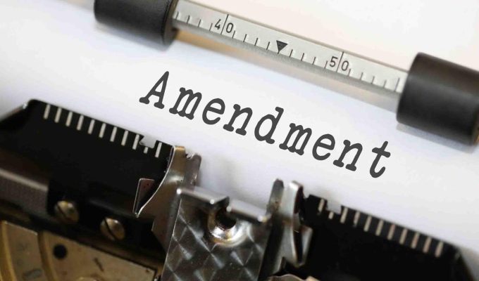 "Amendment"