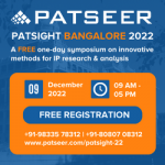 [Sponsored] PatSeer’s IP Symposium ‘PatSight’ [Bangalore, December 9]