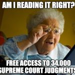 Access to any Supreme Court Case: Just a Few Clicks Away!