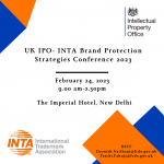 [Sponsored] UK IPO-INTA Brand Protection Strategies Conference, 2023 [February 24]