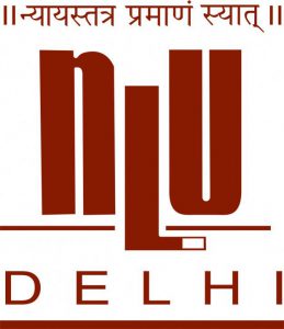 An image of the "NLU Delhi" logo