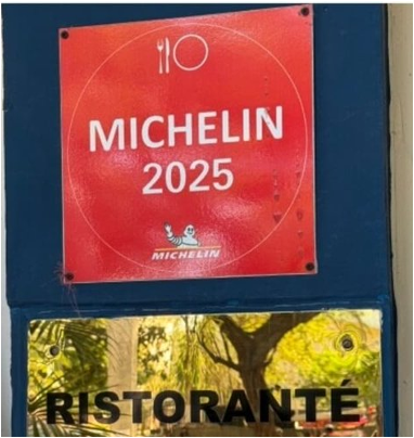 Image of a Michelin plaque